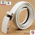 new belt 2015 men white automatic leather belt